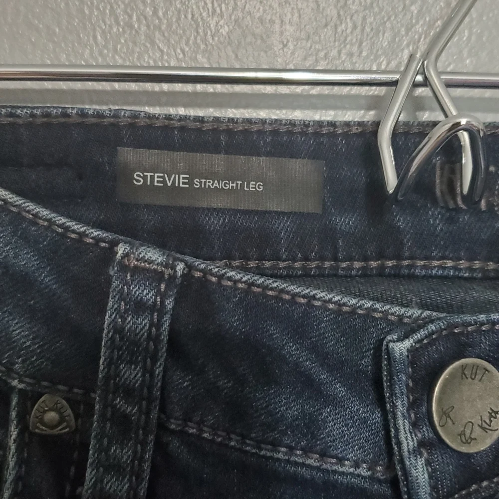 NWT Kut from the Kloth Stevie Straight Leg Womens Blue Jeans Size 2 - Picture 7 of 10